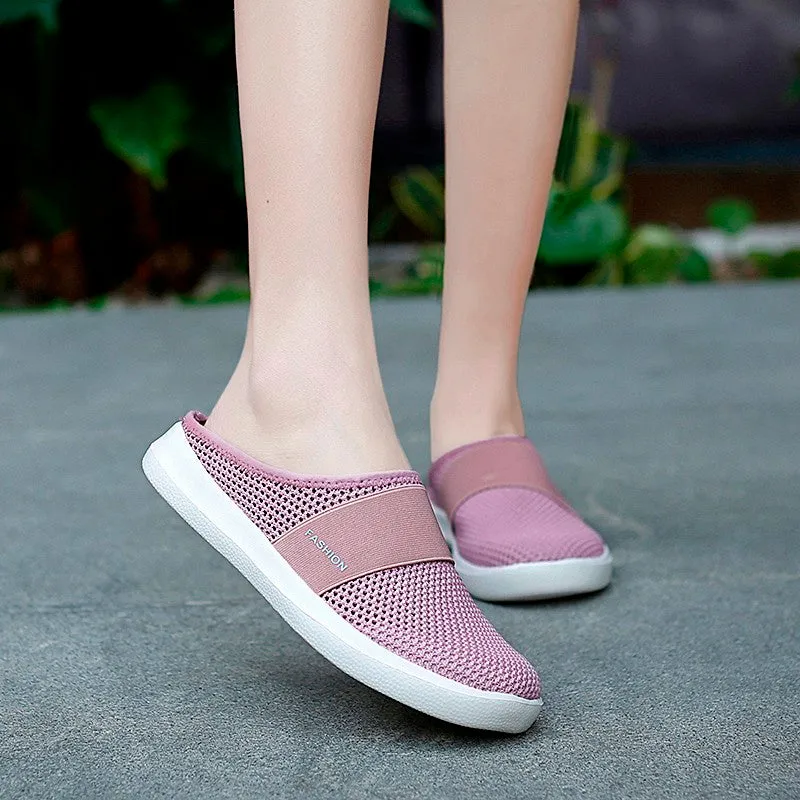 Women's summer spring breathable slip-on leisure sneakers