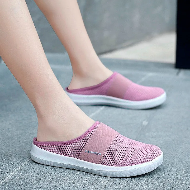 Women's summer spring breathable slip-on leisure sneakers