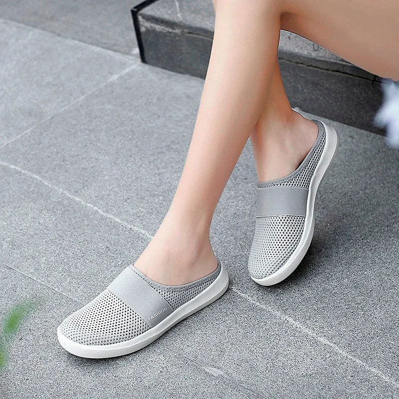 Women's summer spring breathable slip-on leisure sneakers